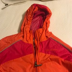 Girls Columbia rain jacket